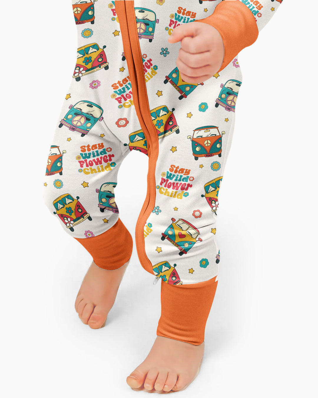 Gerippte Babykleidung mit individuellem Foto - Weich &amp; Skizzenhaft