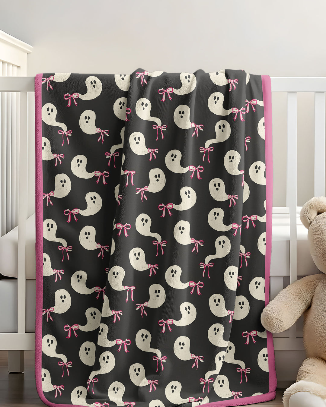 Little Ghosts Bamboo Blanket