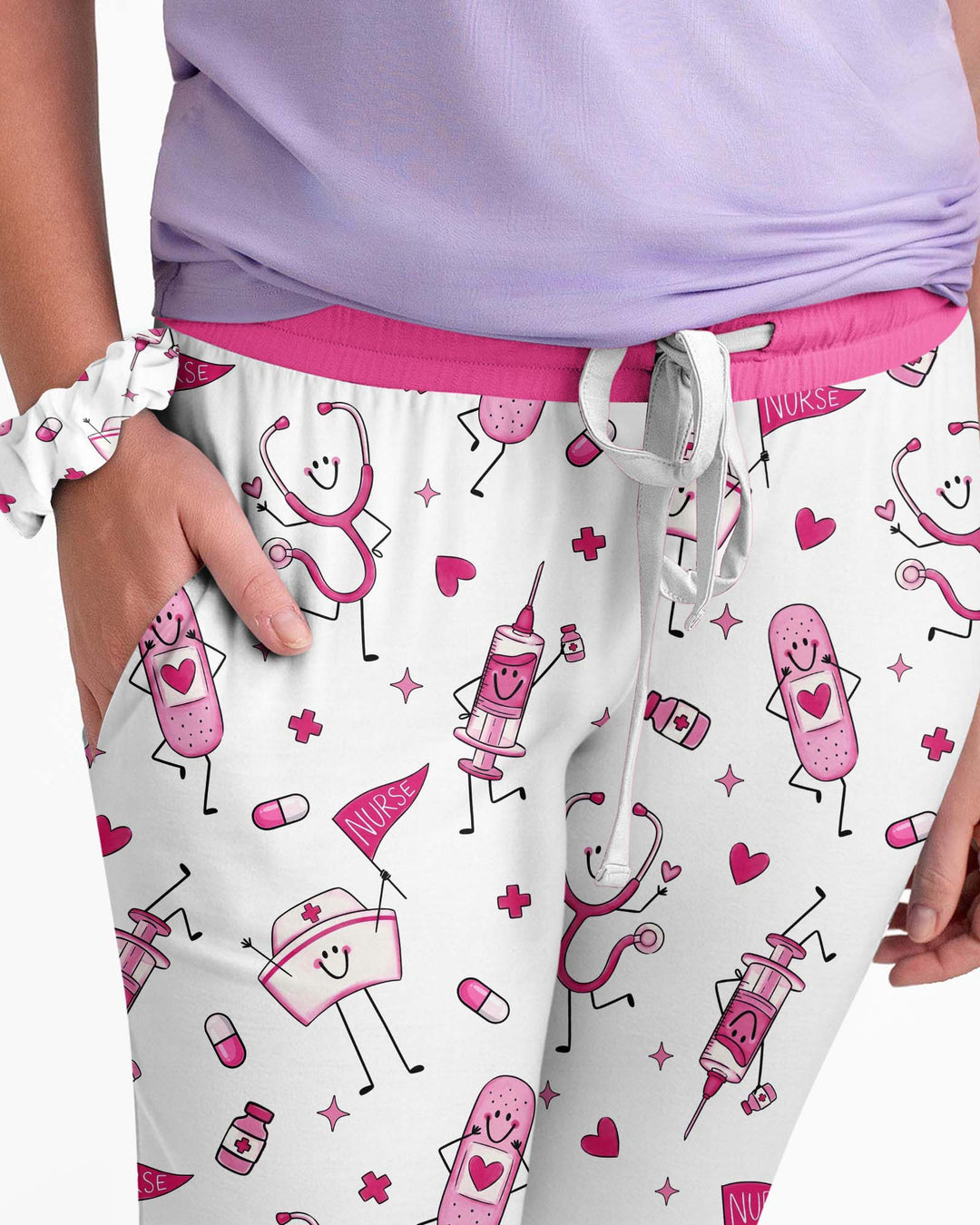 Familien-Pyjama-Set aus Bambus für Damen mit Küsten-Charme