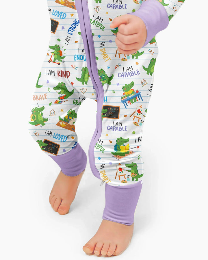 Brave Gator Days Bamboo Convertible Zippy