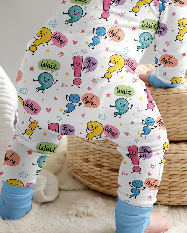 Punctuation Emotion Bamboo Convertible Zippy
