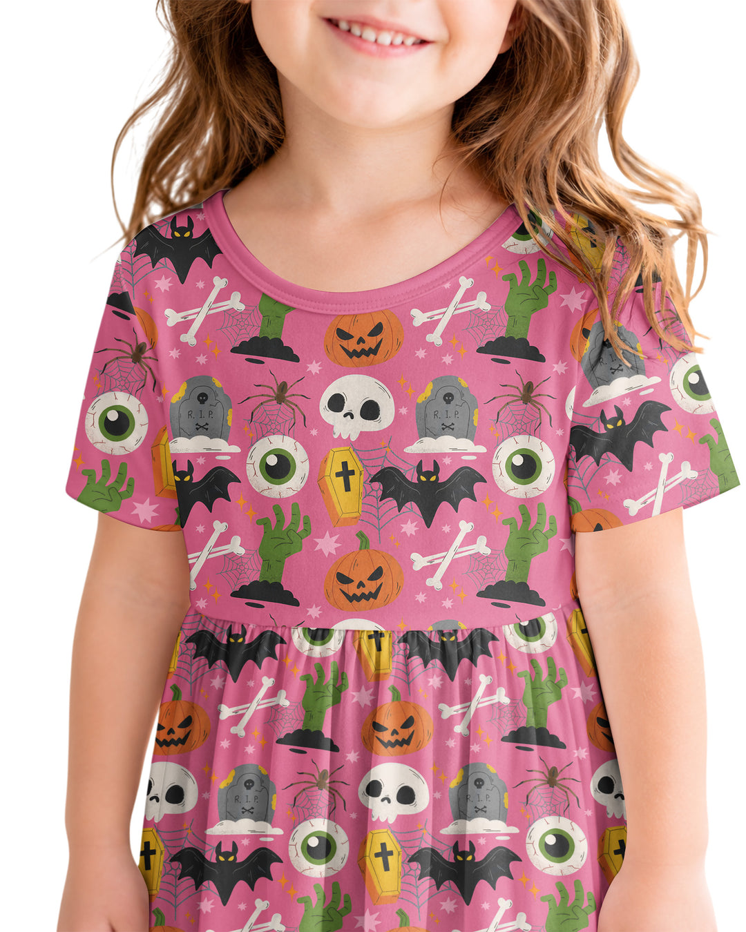 Little Monsters Bamboo Twirl Dress