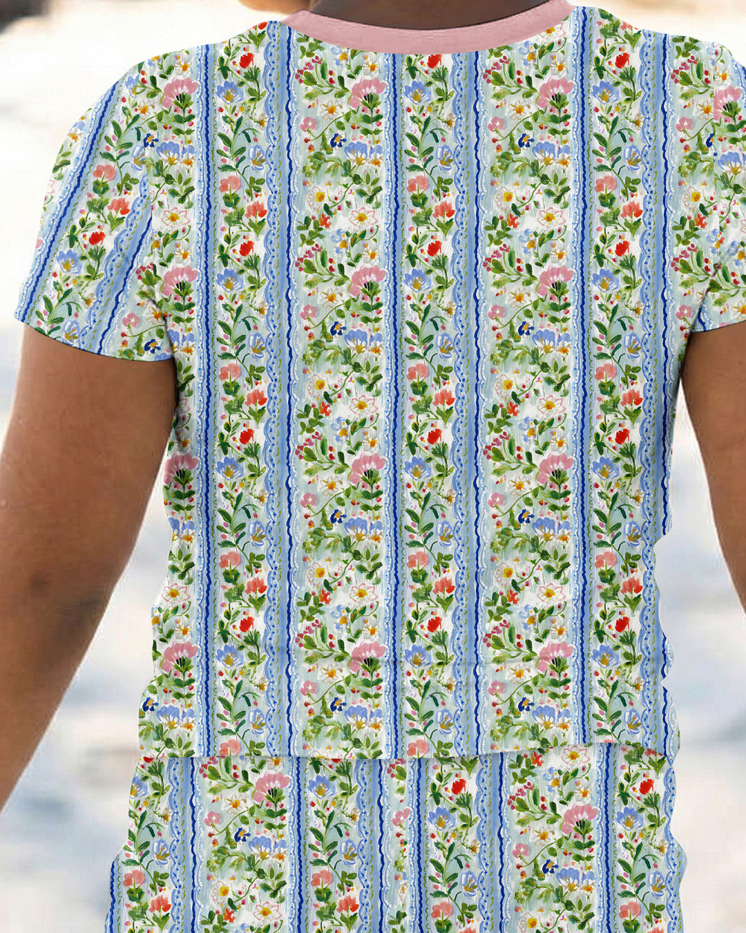 Zweiteiliges, kurzärmliges Pyjama-Set mit Marienkäfern