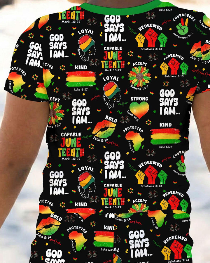 Zweiteiliges, kurzärmliges Pyjama-Set mit Marienkäfern