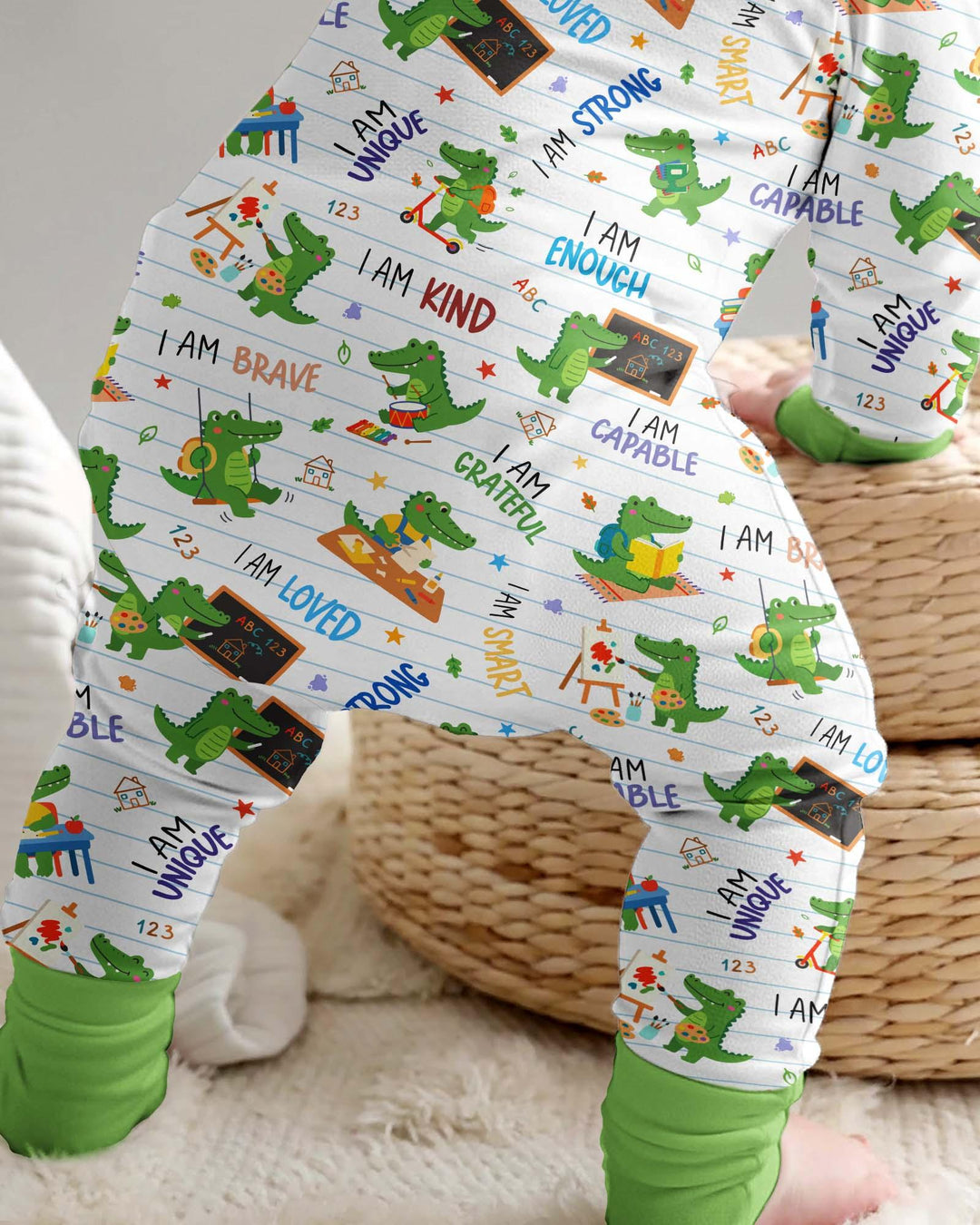 Brave Gator Days Bamboo Convertible Zippy