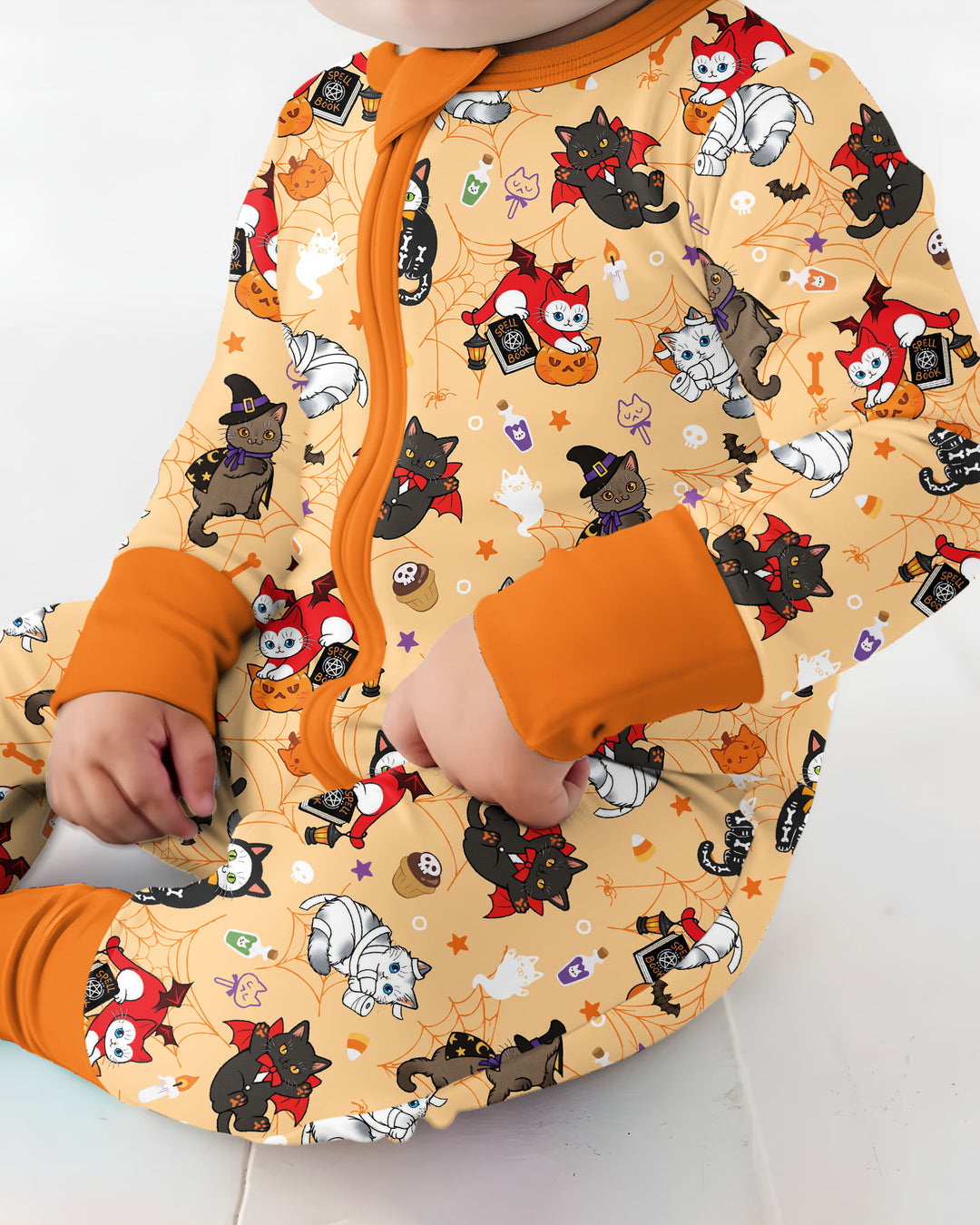 Spooky Kittie Bamboo Convertible Zippy