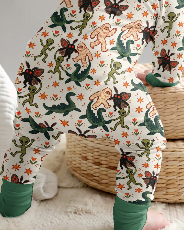Dancing Cryptids Bamboo Convertible Zippy