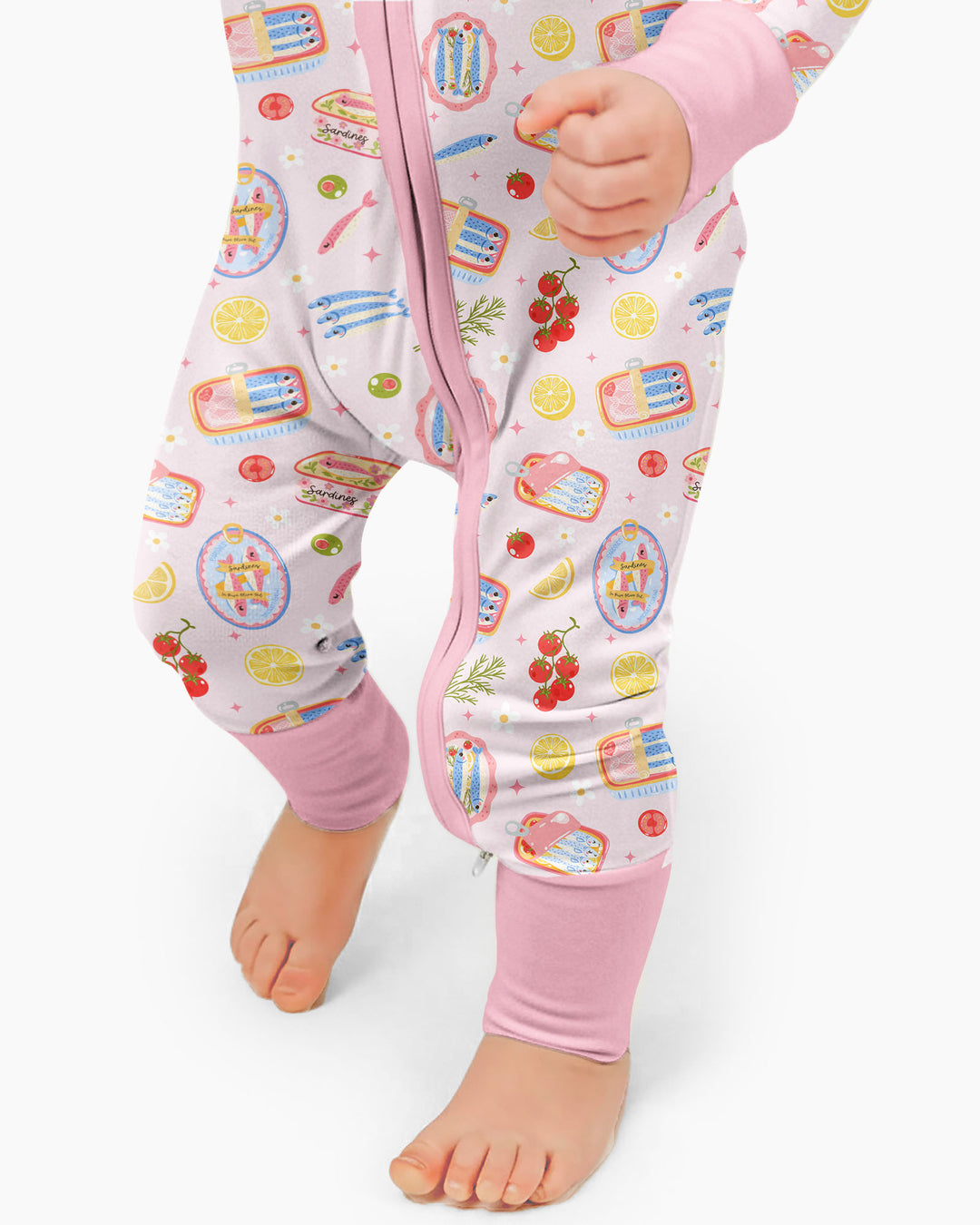 Gerippte Babykleidung mit individuellem Foto - Weich &amp; Skizzenhaft