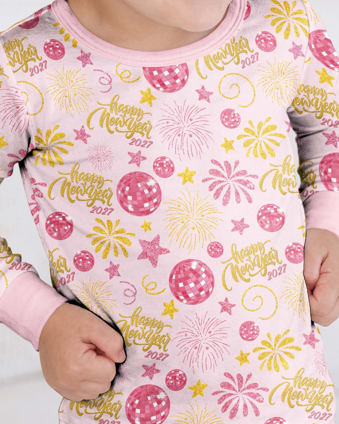 New Year's Eve Celebration 2027  Bamboo Two Piece Long Sleeve Pajama Set