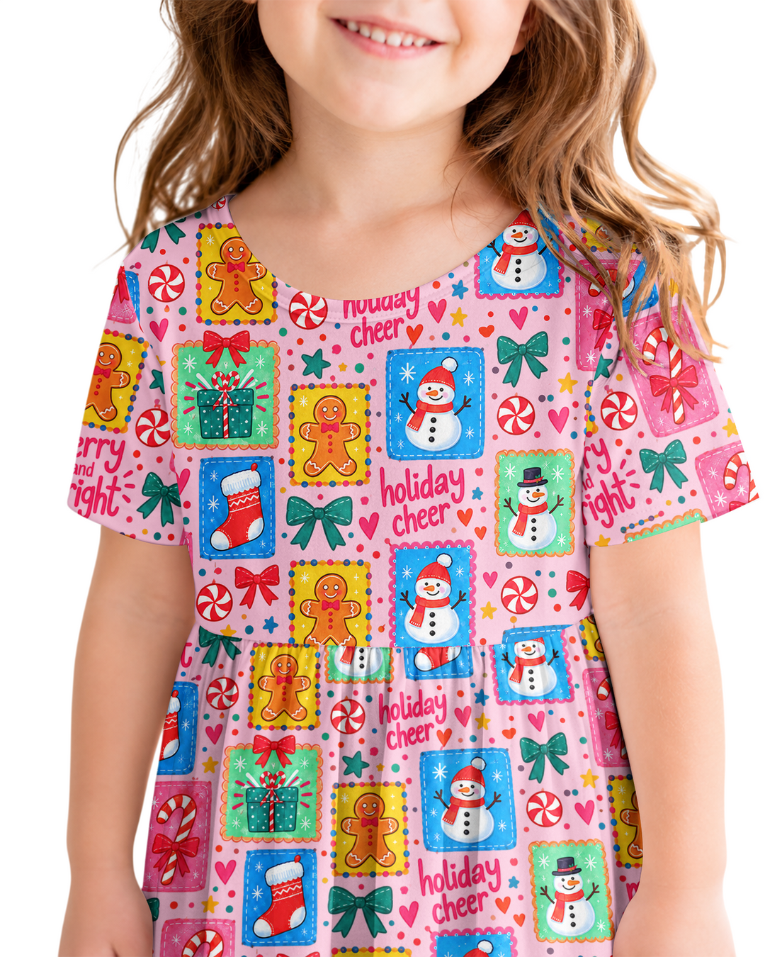 Merry & Bright Bamboo Twirl Dress