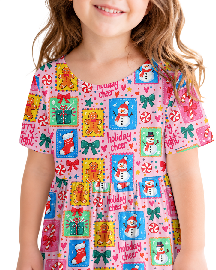 Merry & Bright Bamboo Twirl Dress