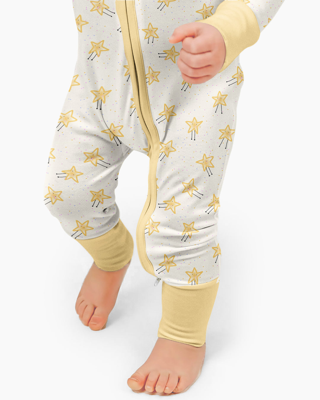 Gerippte Babykleidung mit individuellem Foto - Weich &amp; Skizzenhaft