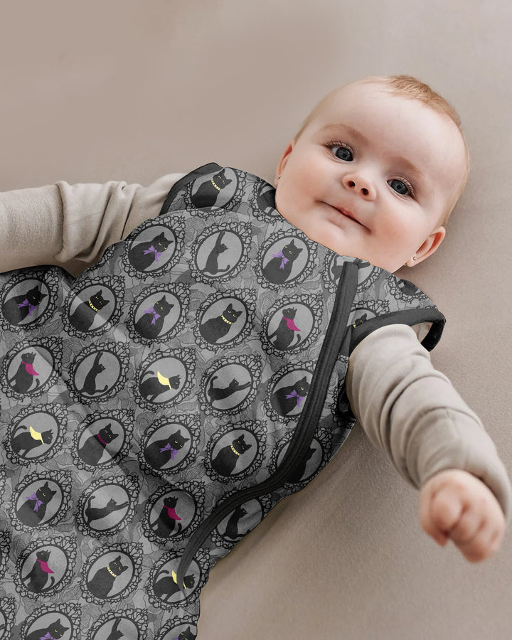 Midnight Cat Parade Bamboo Sleep Bag