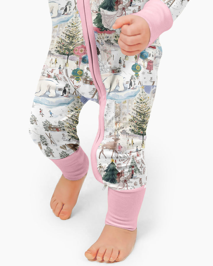 Enchanted Winter Wonderland Bamboo Convertible Zippy