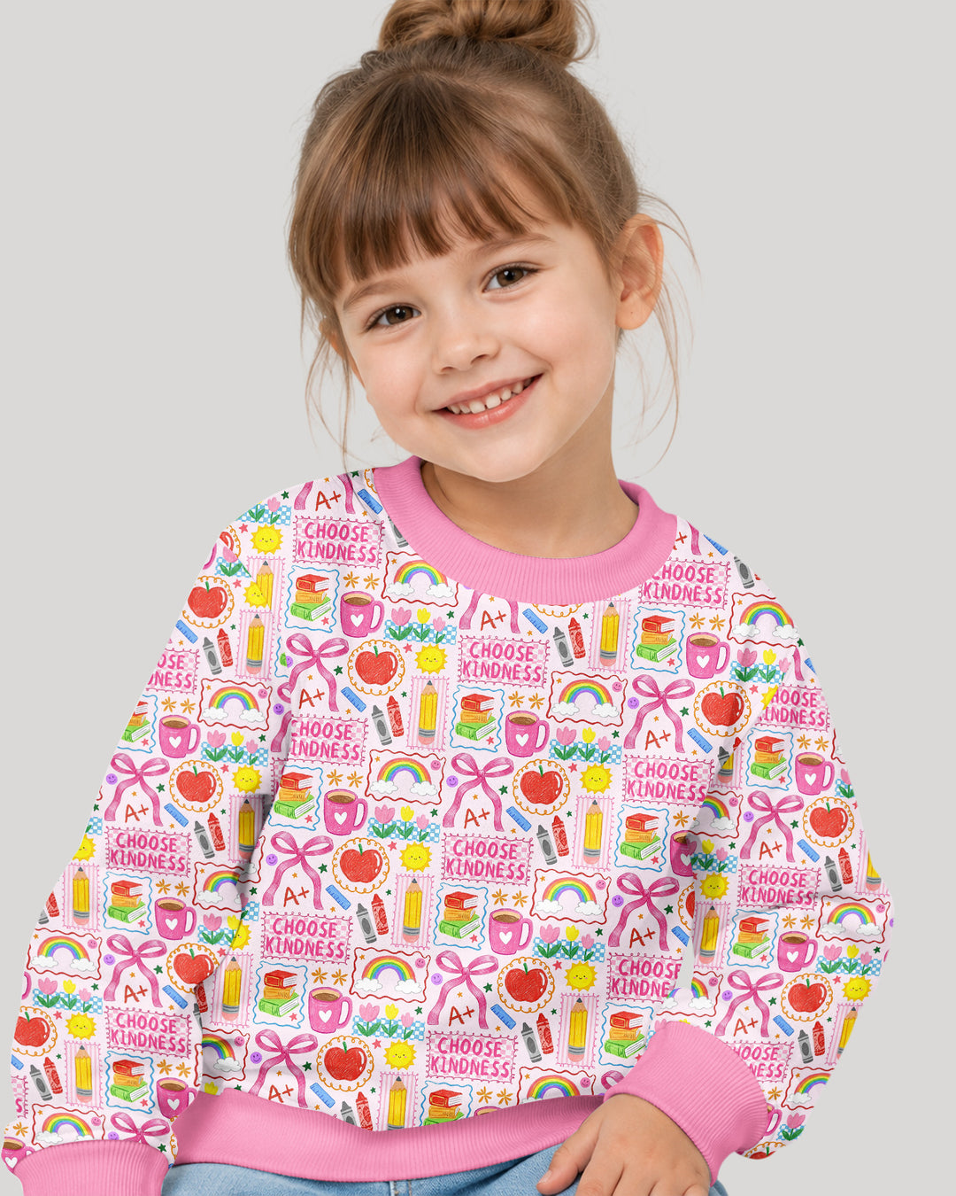 Sweatshirt mit Rundhalsausschnitt aus Bambusfaser