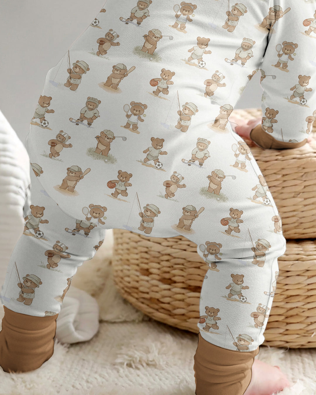 Little Sports Bears Bamboo Convertible Zippy