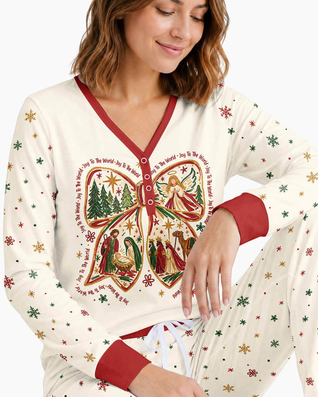 Joy To The World Bamboo Women Pajama Set