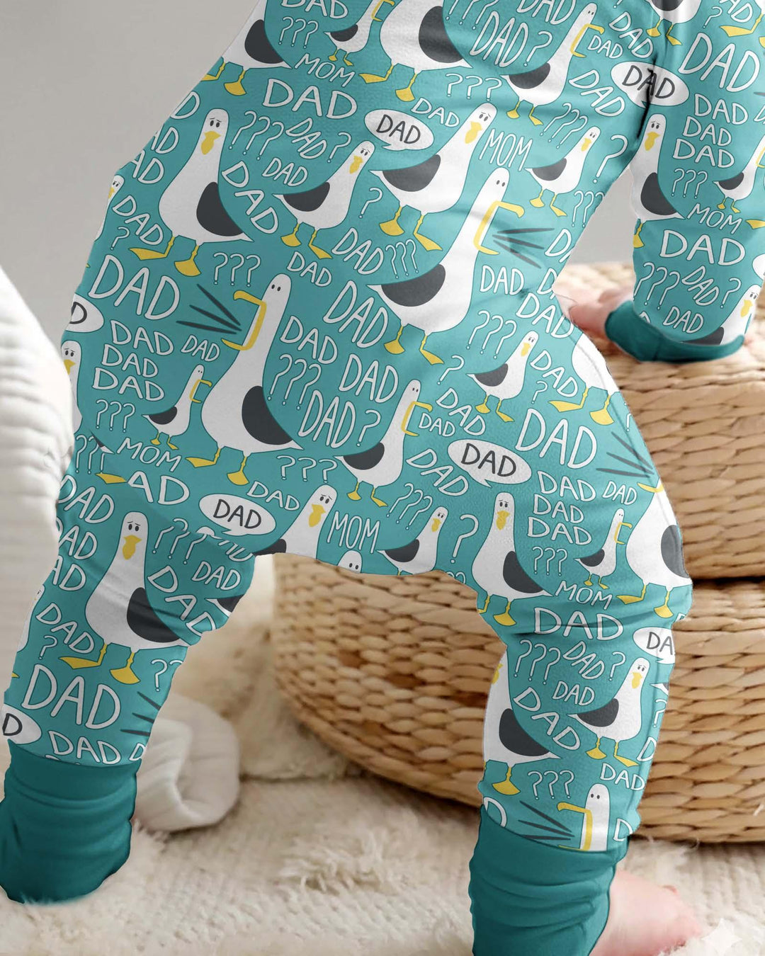 Gerippte Babykleidung mit individuellem Foto - Weich &amp; Skizzenhaft