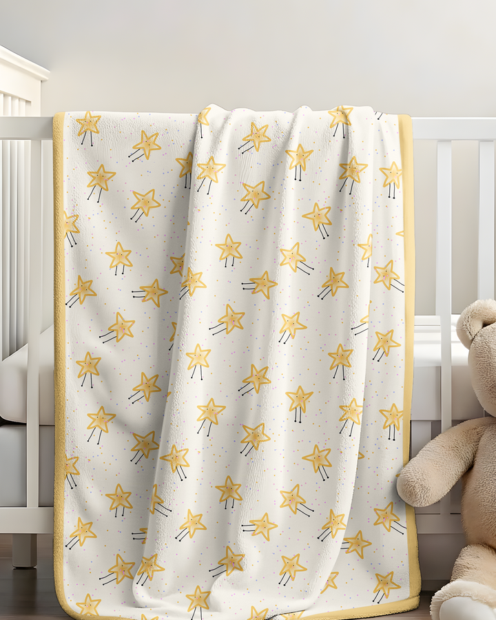 Happy Little Stars Family Matching Bamboo Blanket