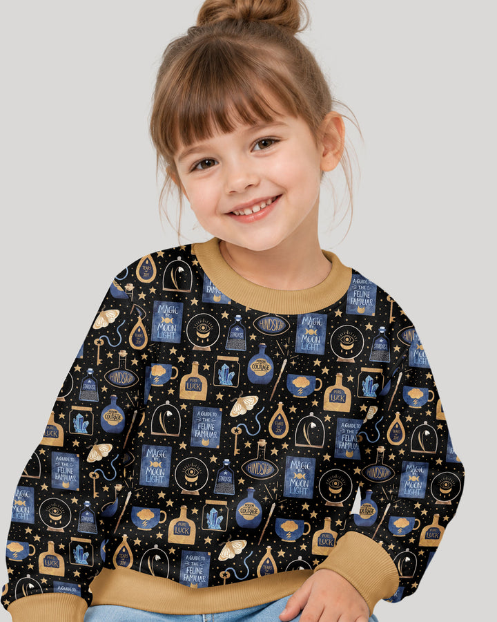 Good Witch Spell books and Potions Bamboo Crewneck Sweatshiry
