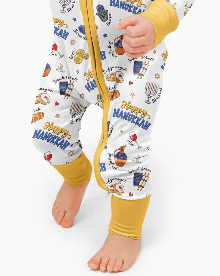 Tis The Season Hanukkah Bamboo Convertible Zippy