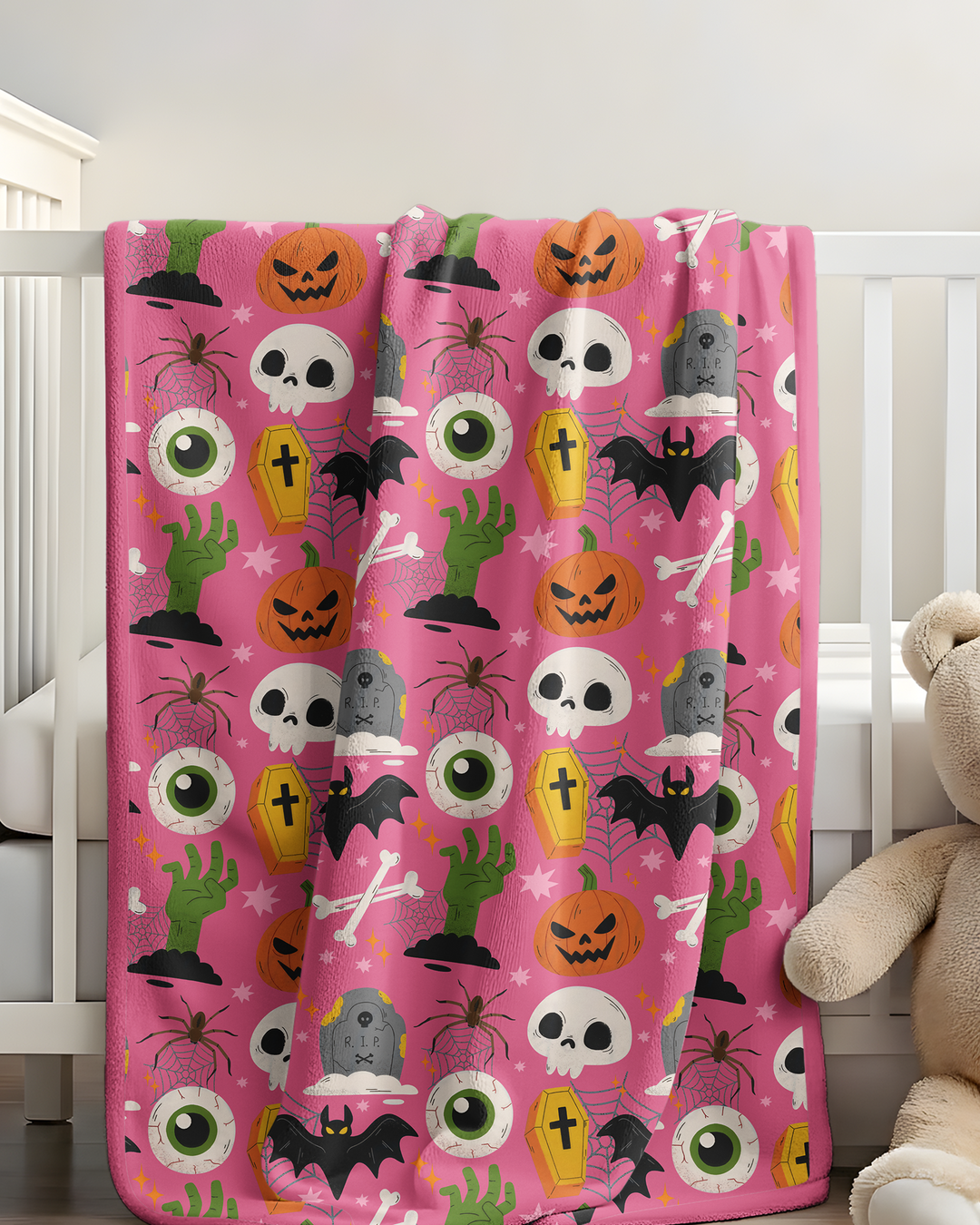 Little Monsters Bamboo Blanket