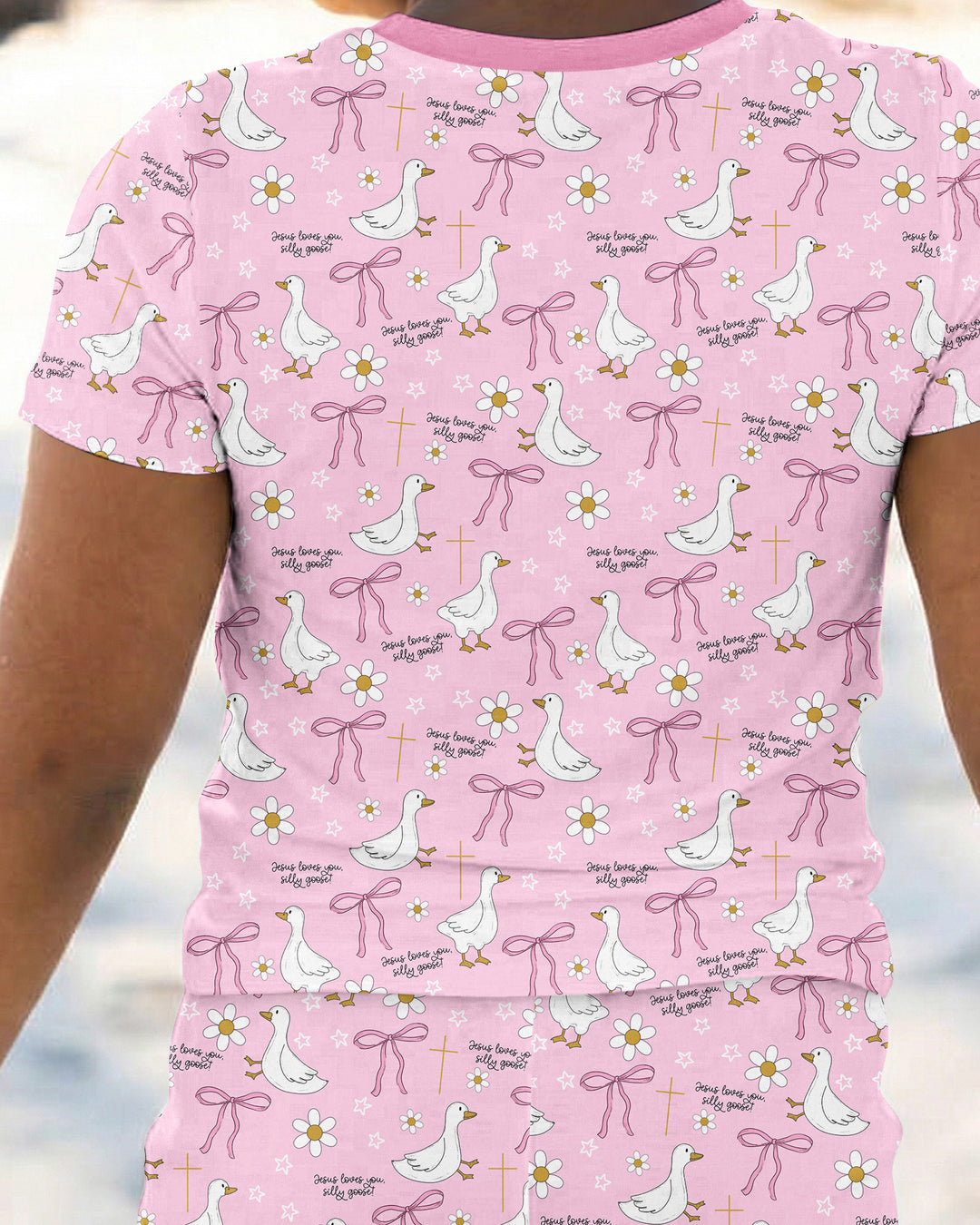 Zweiteiliges, kurzärmliges Pyjama-Set mit Marienkäfern