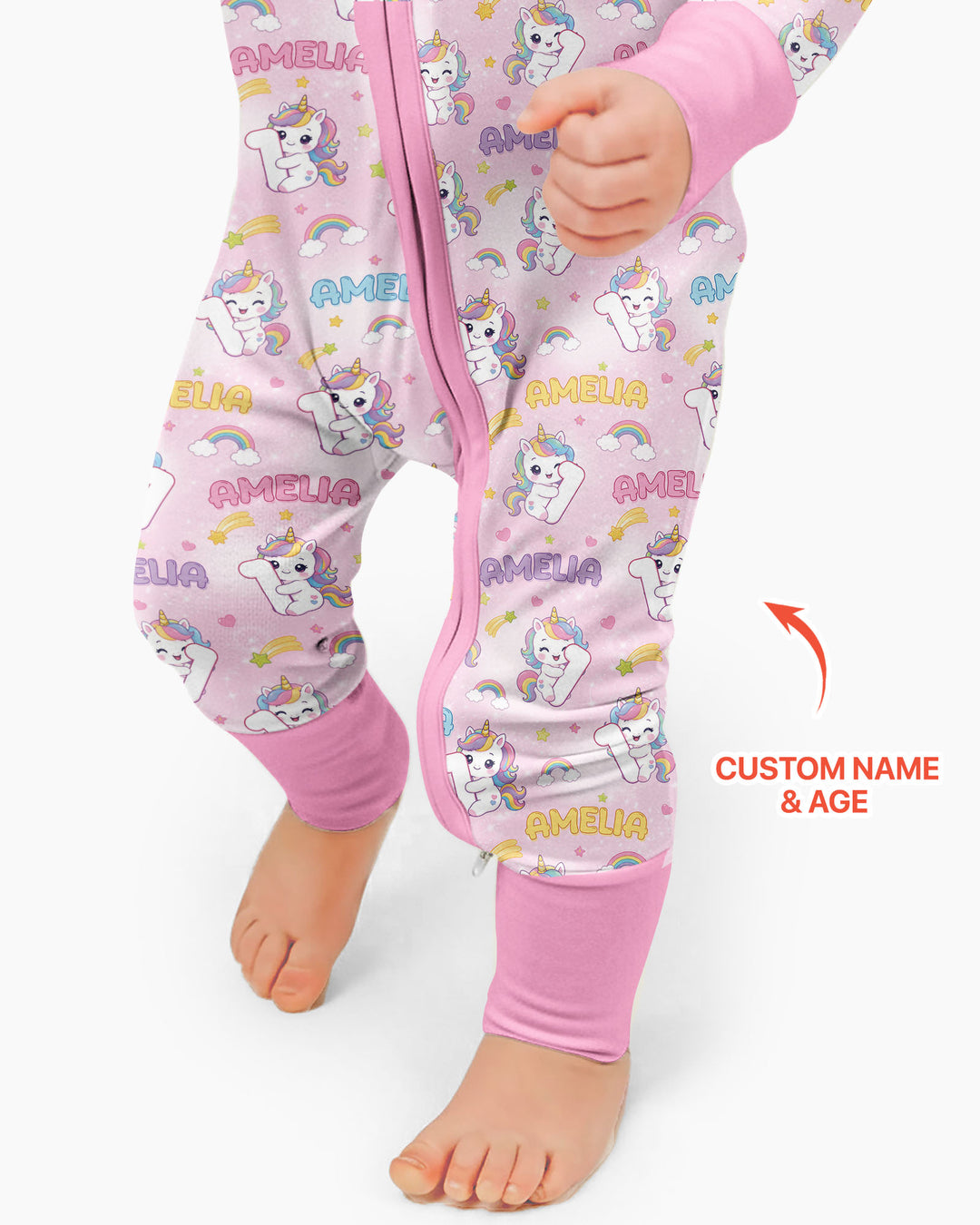 Gerippte Babykleidung mit individuellem Foto - Weich &amp; Skizzenhaft