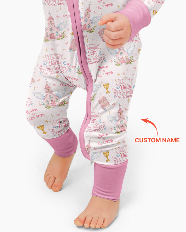 Gerippte Babykleidung mit individuellem Foto - Weich &amp; Skizzenhaft