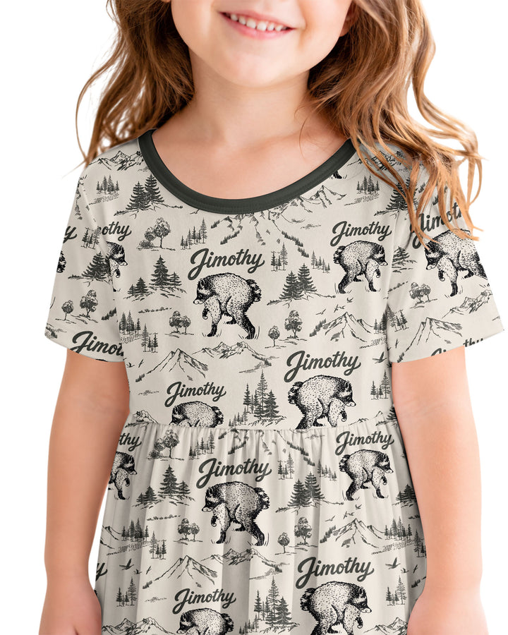 Vorlage Bambus Twirl Kleid