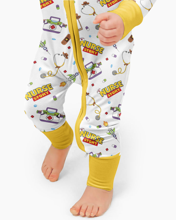 Gerippte Babykleidung mit individuellem Foto - Weich &amp; Skizzenhaft