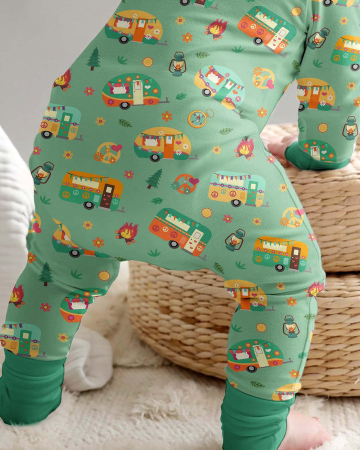 Gerippte Babykleidung mit individuellem Foto - Weich &amp; Skizzenhaft