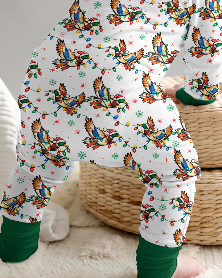 Preppy Christmas Mallard Duck Bamboo Convertible Zippy