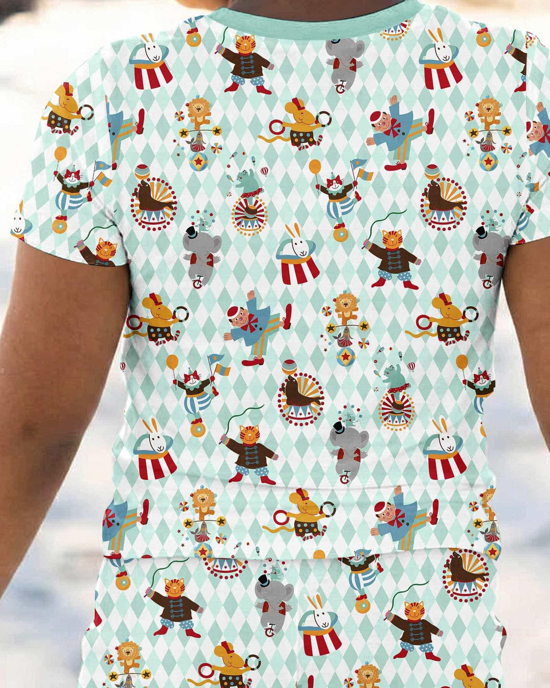 Zweiteiliges, kurzärmliges Pyjama-Set mit Marienkäfern