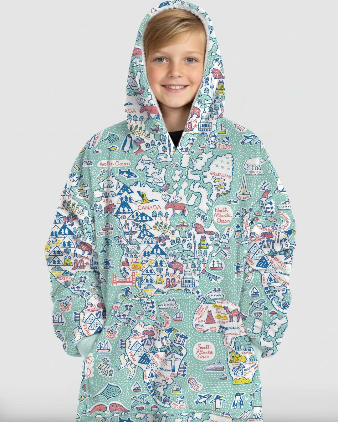 Hello World Wonders Bambus-Deckenhoodie