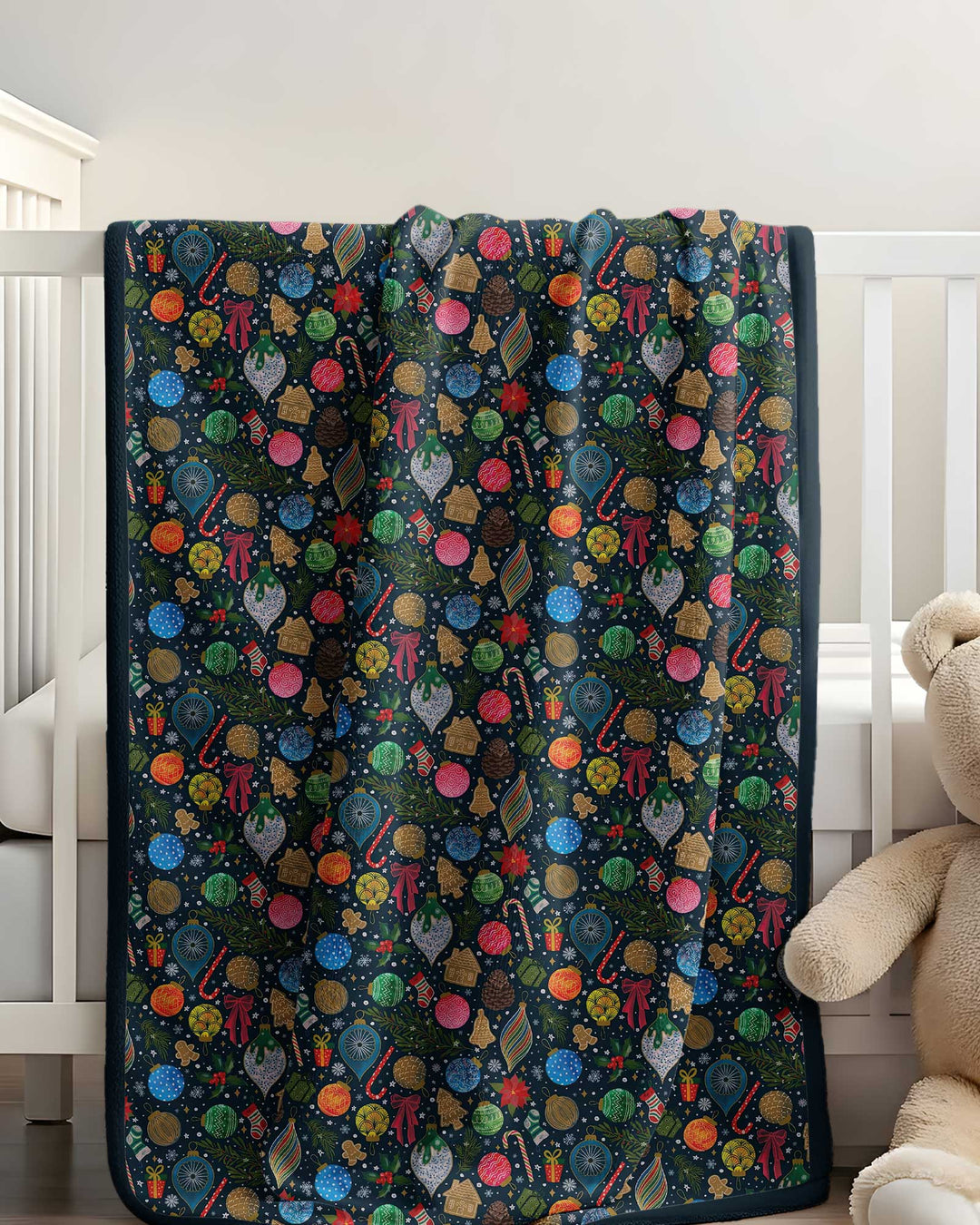 Holiday Ditsy Bamboo Blanket