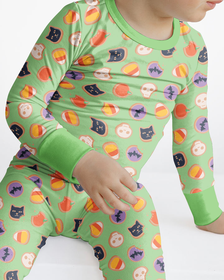 Halloween Cookies Bamboo Two Piece Long Sleeve Pajama Set