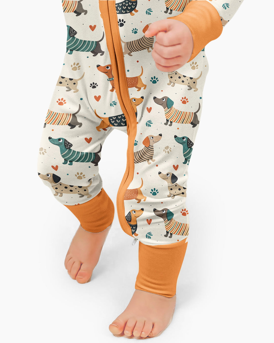 Cartoon Dachshund Bamboo Convertible Zippy