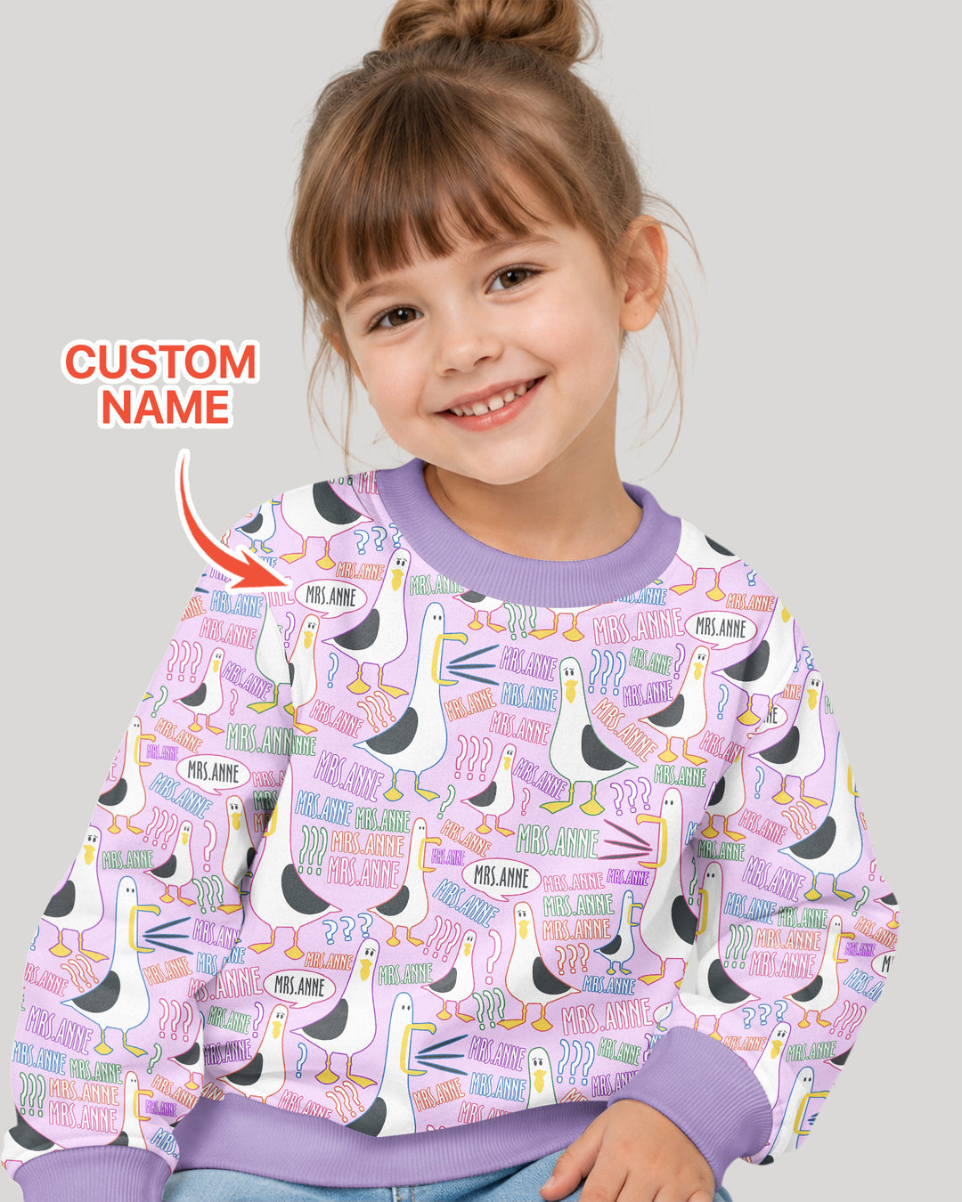Custom Template Bambus-Rundhals-Sweatshirt