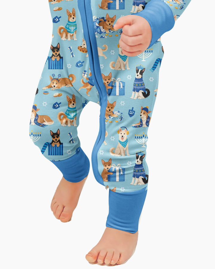 Hannukkah Protected by A Canaan Dog Bamboo Convertible Zippy