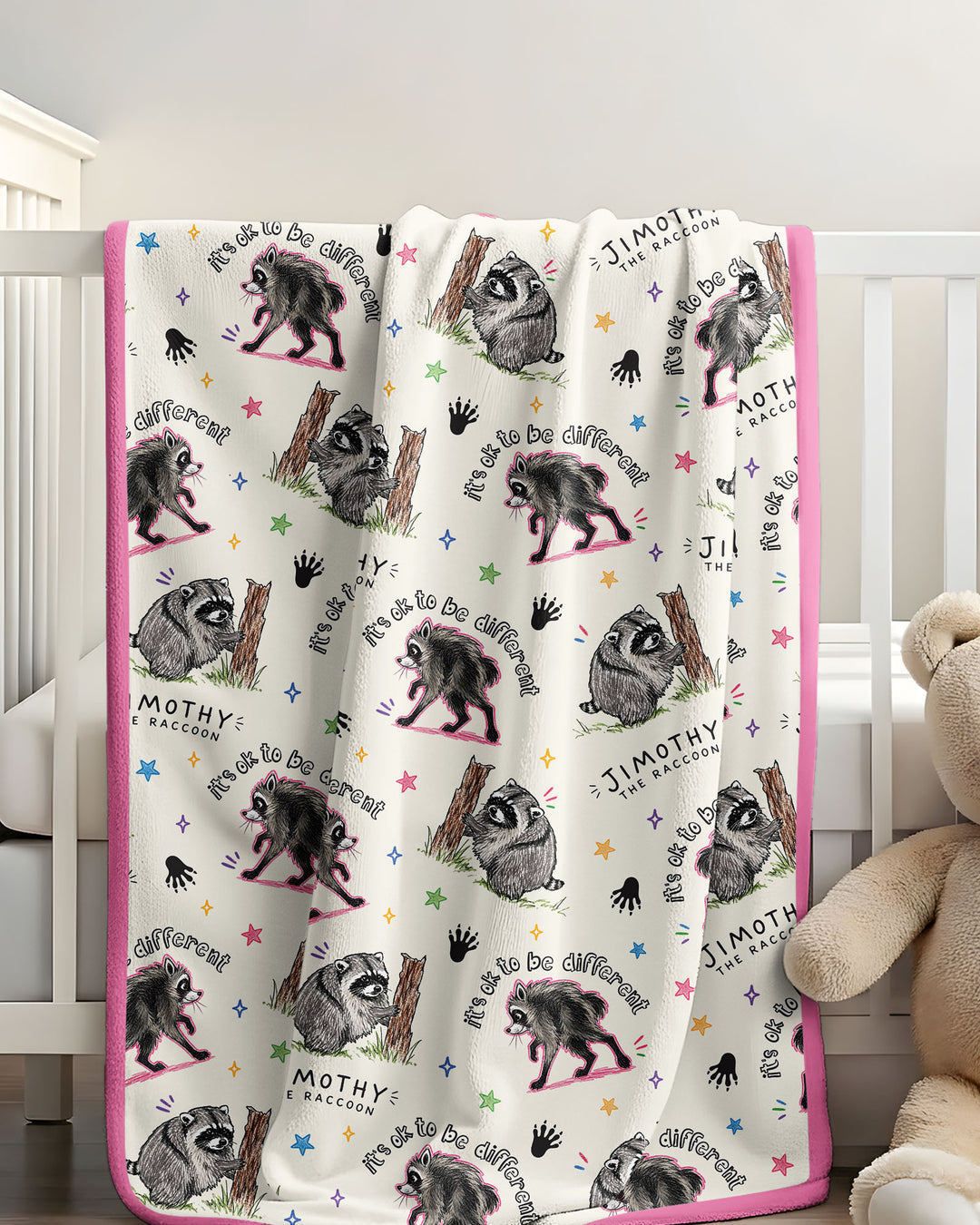 It's Okay to be Jimothy Bamboo Blanket
