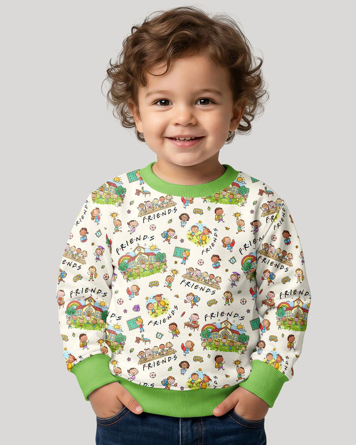 Sweatshirt mit Rundhalsausschnitt aus Bambusfaser