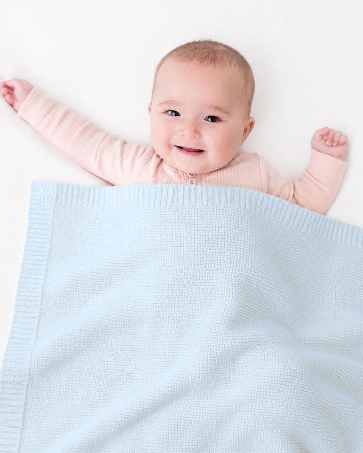 Lovely Floral Embroidered Baby Cotton Blanket