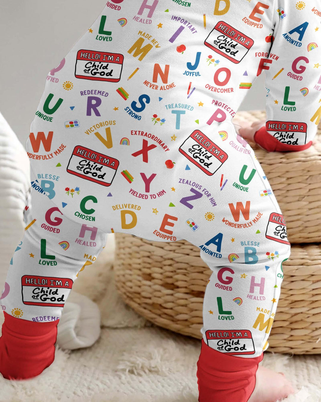 Gerippte Babykleidung mit individuellem Foto - Weich &amp; Skizzenhaft