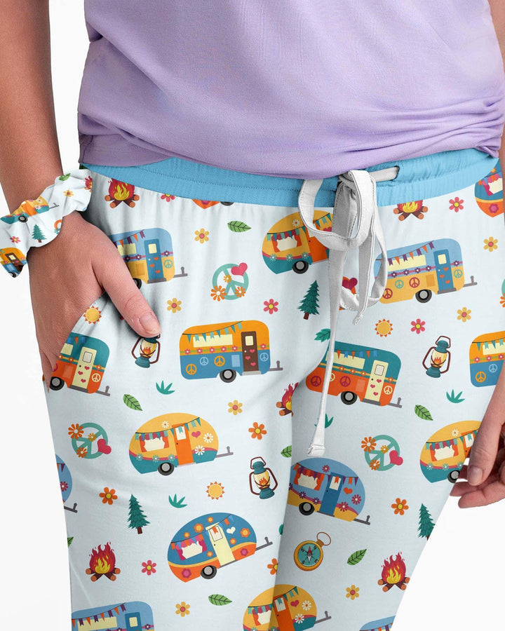 Happy Little Camper Women Pajama Set
