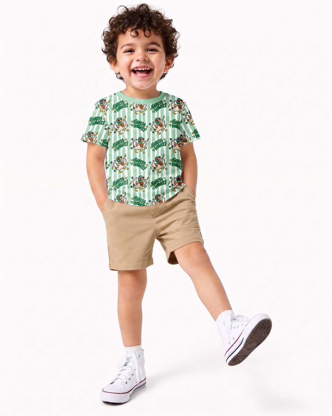 Guess What Mallard Butt Bamboo Crewneck T-Shirt