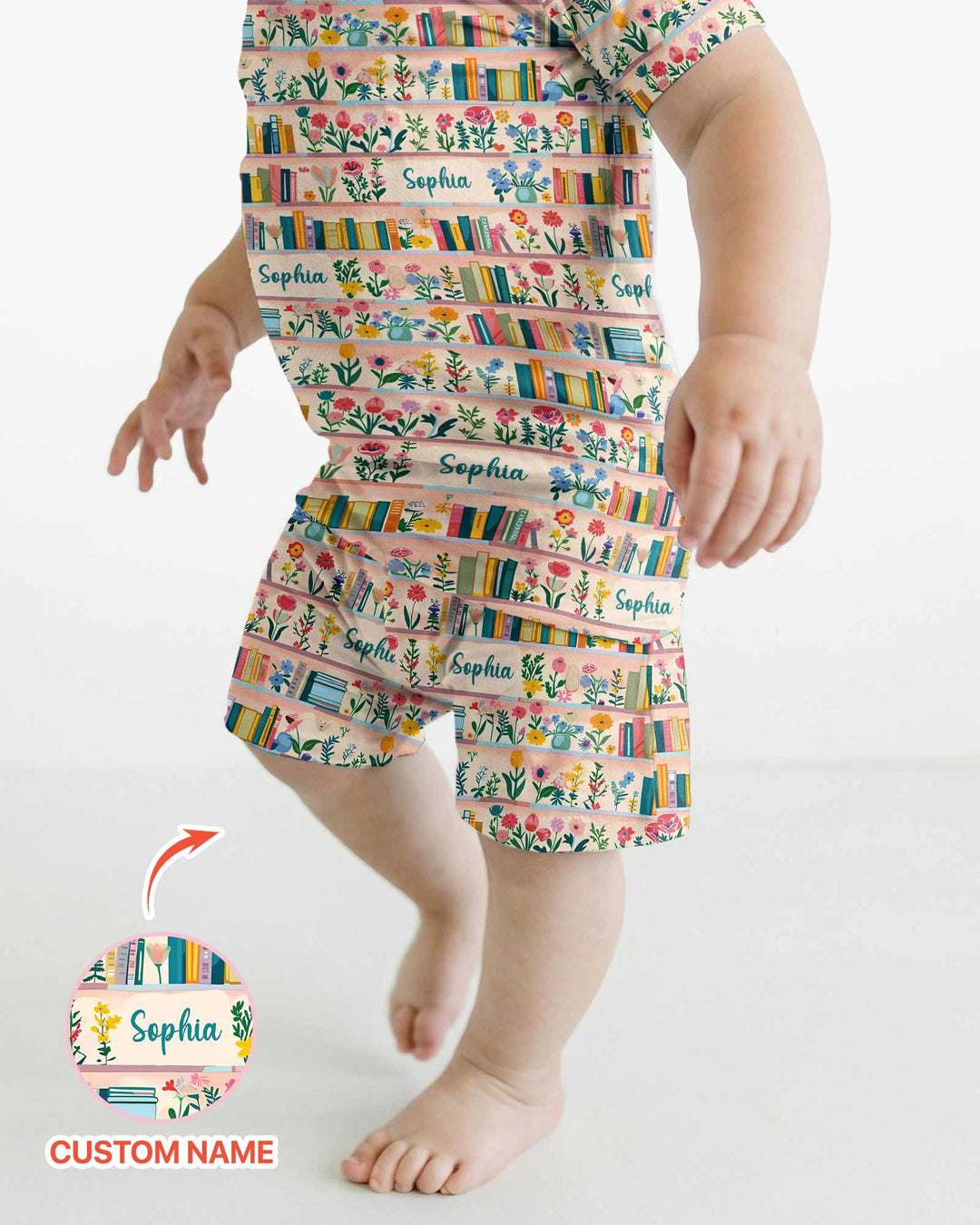Schlafanzug-Set zweiteilig, kurze Ärmel, kurze Hose, Bambus