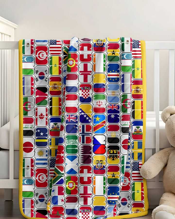 We Are 26 Family Matching  Bamboo Blanket