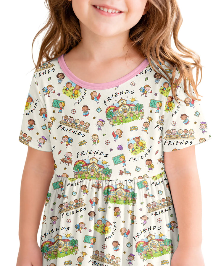 Vorlage Bambus Twirl Kleid