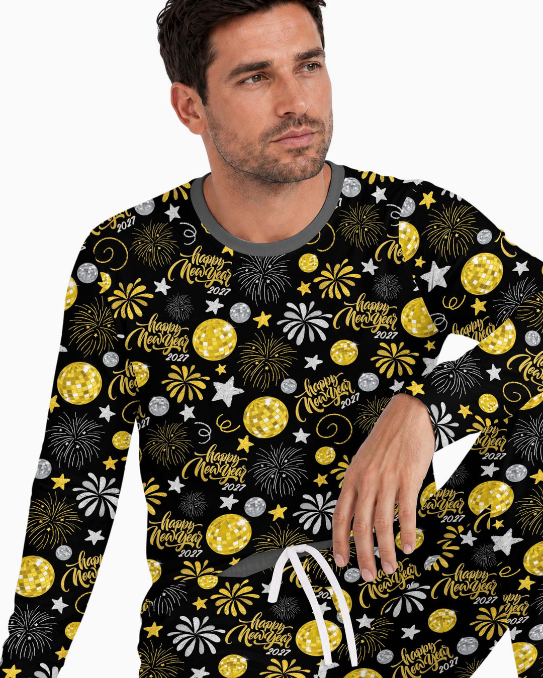 New Year's Eve Celebration 2027  Bamboo Men's Pajama Set